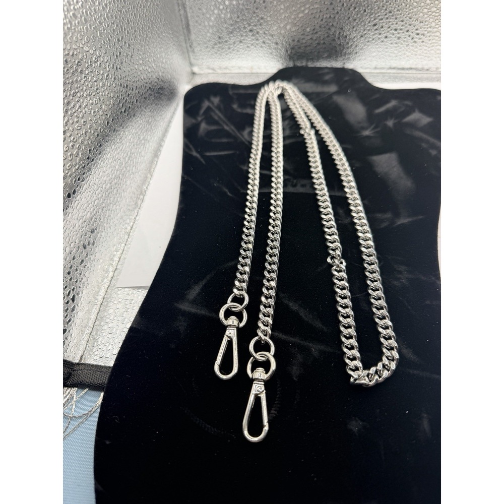 Purse Chain Strap Silver Handle Shoulder Crossbody Handbag Metal Replacement 41"